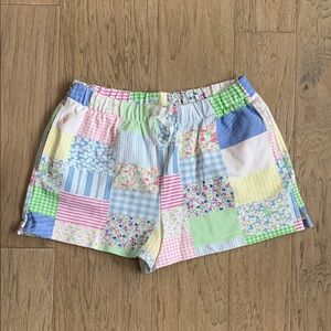NWT Polo by Ralph Lauren Pastel Patchwork Cotton Shorts Size Large (12-14)
